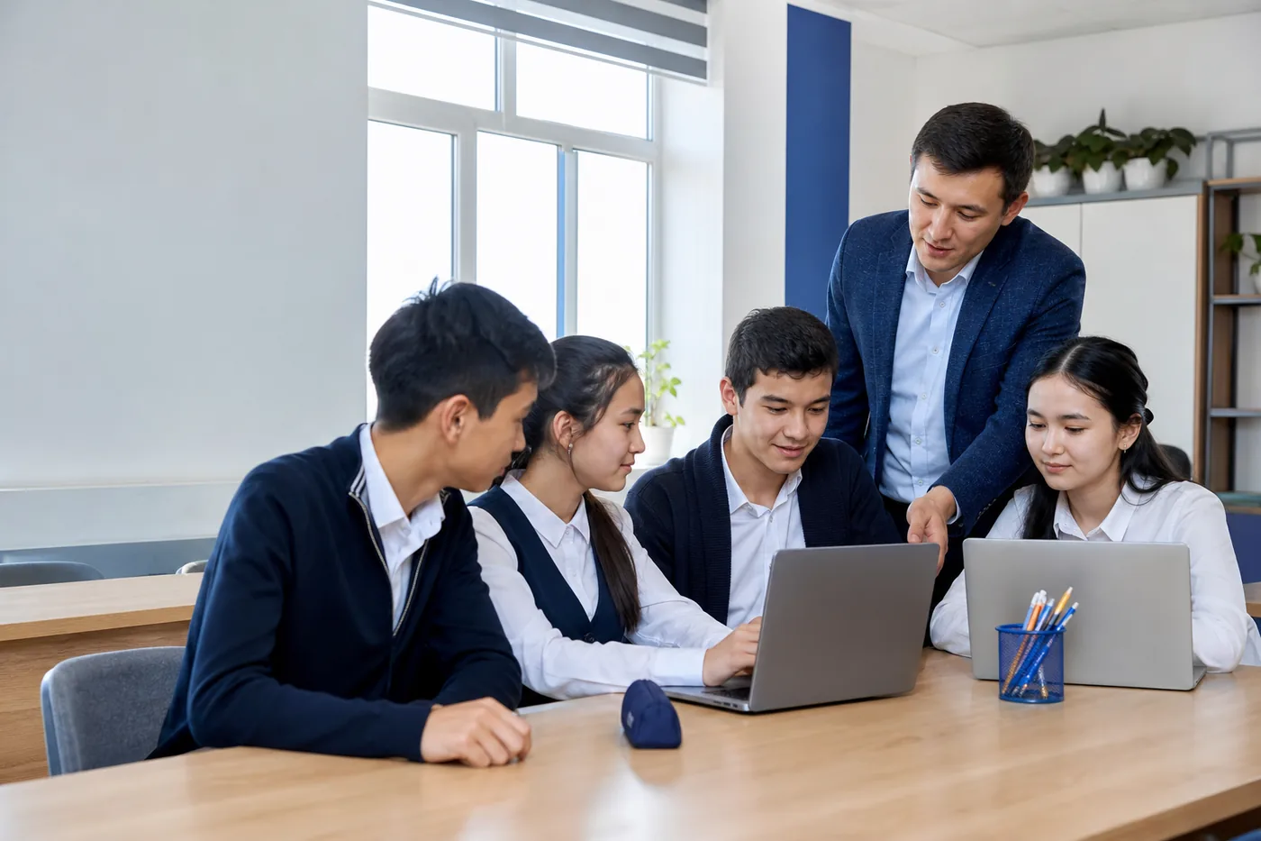 Prime Education замонавий синфидаги ўқувчилар